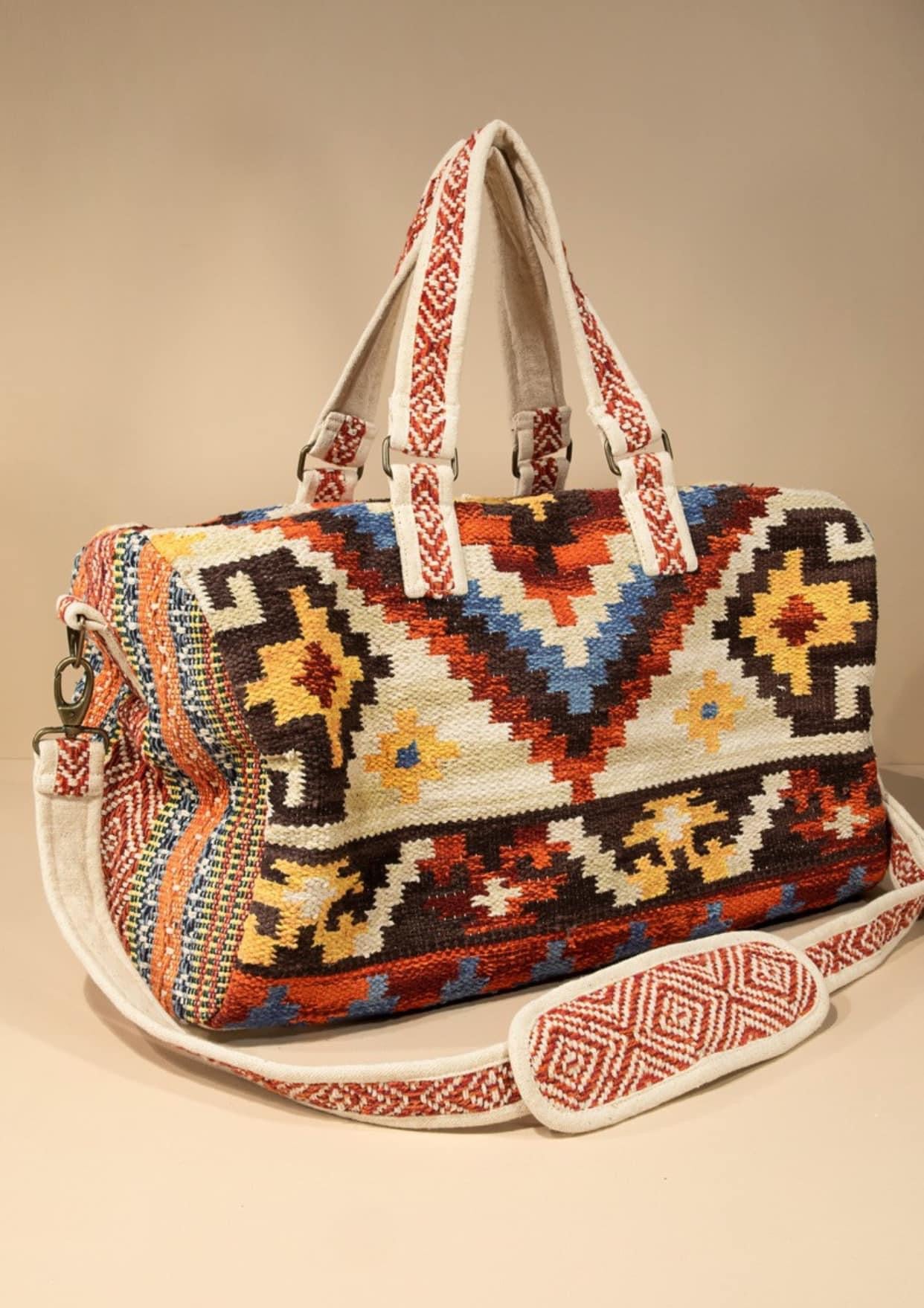 Handmade Ethnic Motif Destiny Duffel Bag