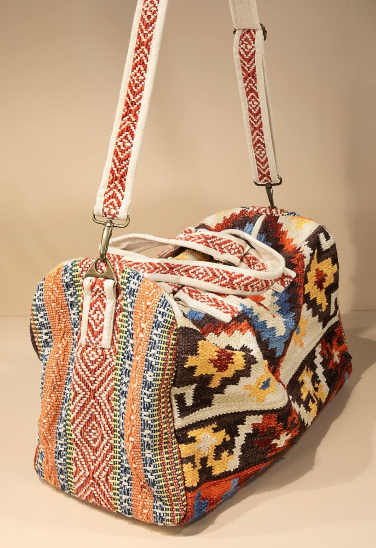 Handmade Ethnic Motif Destiny Duffel Bag