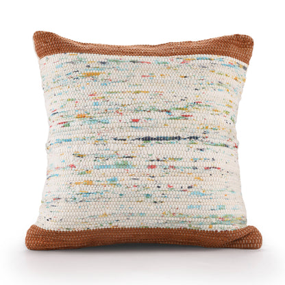 Ravina Handwoven Modern Abstract Cotton Throw Pillow
