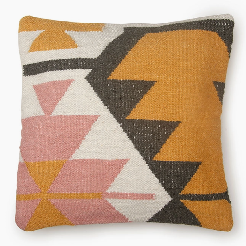 Desert Kilim Geometric Pillow