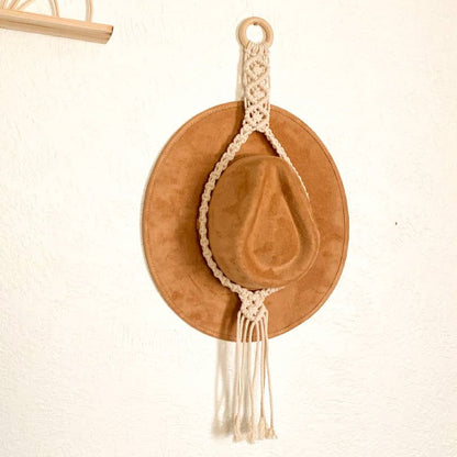 Macrame Hat Hanger | Macrame Hat Holder | Hat Rack